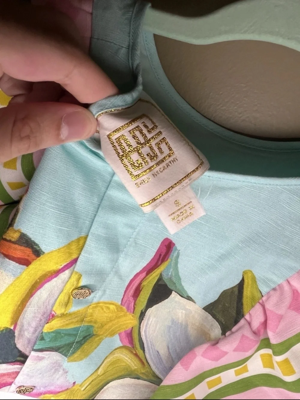 NWOT Emily McCarthy Floral Top & Shorts Matching Set – Small/XS